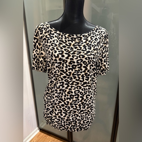 Talbots Tops - Talbots Leopard Print Women's Sweater